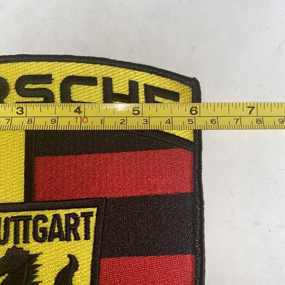 Porsche Automobile Stuttgart Racing Patch 8"x6" - Picture 4 of 5
